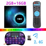 2020 Latest T95 Smart Tv Box Android 10 6k 2.4g & 5g Wifi Bluetooth 5.0 4g 16g 32gb 64gb 4k Quad Core Set-Top Box Media Player 2G 16G i8 - Tophatter Daily Deals