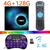 2020 Latest T95 Smart Tv Box Android 10 6k 2.4g & 5g Wifi Bluetooth 5.0 4g 16g 32gb 64gb 4k Quad Core Set-Top Box Media Player 4G 128G i8 - Tophatter Daily Deals