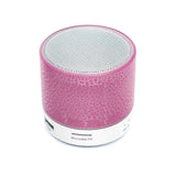 Mini Wireless Portable Bluetooth Speakers Crack LED USB Radio FM MP3 Stereo Sound Speaker For Computer Mobile Phone rose red - Tophatter Daily Deals
