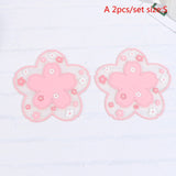 Japanese Style Cherry Blossom Coaster Heat Cup Mug Coaster Pink Set of 2 Flowers - Tophatter Daily Deals