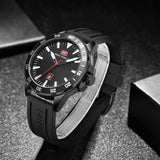 Sport Orange Mens Watch Waterproof Quartz Analog Watches Fashion Silicone Strap Classic Design For Men Watches - Tophatter Daily Deals