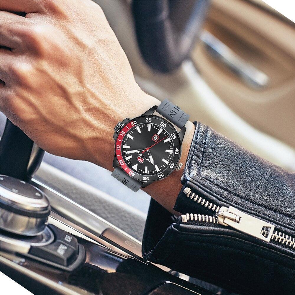 Sport Orange Mens Watch Waterproof Quartz Analog Watches Fashion Silicone Strap Classic Design For Men Watches - Tophatter Daily Deals