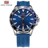 Sport Orange Mens Watch Waterproof Quartz Analog Watches Fashion Silicone Strap Classic Design For Men Blue Gray Watches - Tophatter Daily Deals