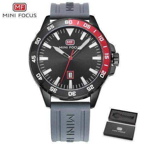 Sport Orange Mens Watch Waterproof Quartz Analog Watches Fashion Silicone Strap Classic Design For Men Gray Watches - Tophatter Daily Deals