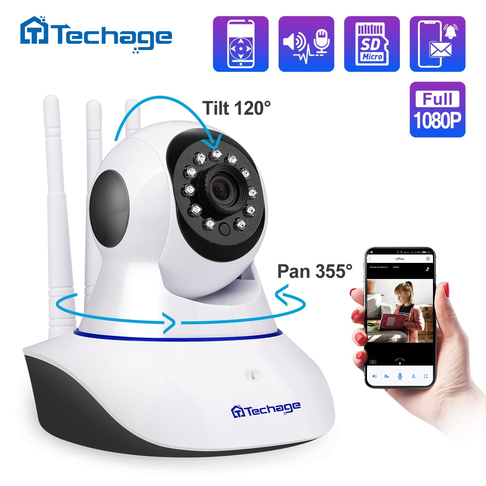 Yoosee Wireless IP Camera 1080P Pan Tilt 2MP Dome Indoor Two Way Audio CCTV WiFi Camera Baby Monitor Video Security Surveillance - Tophatter Daily Deals