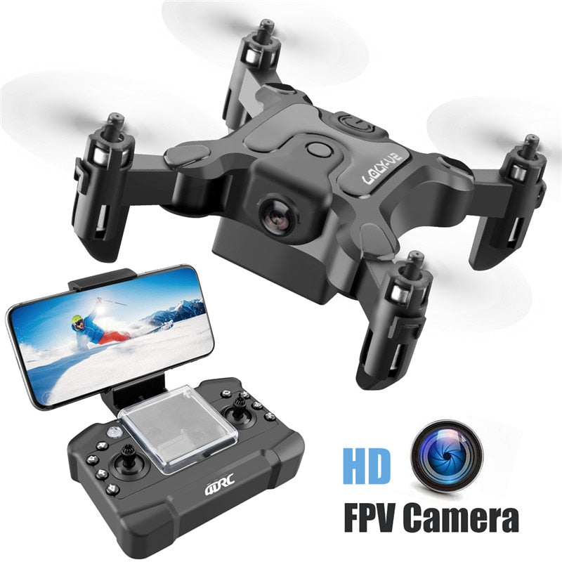 Mini Drone Met/Zonder Hd Camera Follow Me Rc Helicopter Hight Hold Modus Rc Quadcopter Rtf Wifi Fpv RC Drone Toys For Kids - Tophatter Daily Deals