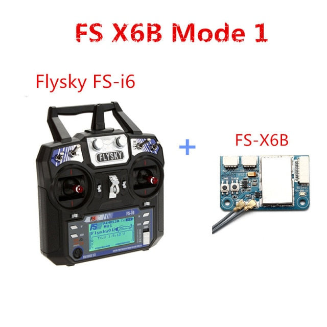 Flysky FS-i6 FS I6 2.4G 6CH AFHDS RC Transmitter With iA6B X6B A8S R6B iA6 Receiver Radio Remote Controller for RC FPV Drone FS X6B Mode 1 - Tophatter Daily Deals