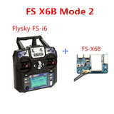 Flysky FS-i6 FS I6 2.4G 6CH AFHDS RC Transmitter With iA6B X6B A8S R6B iA6 Receiver Radio Remote Controller for RC FPV Drone FS X6B Mode 2 - Tophatter Daily Deals