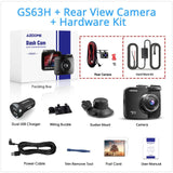 AZDOME GS63H Dash Cam Dual Lens 4K UHD Recording Car Camera DVR Night Vision WDR Built-In GPS Wi-Fi G-Sensor Motion Detection GS63H-RVC-HWK - Tophatter Daily Deals