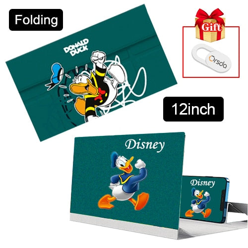 Orsda 10/12/14 inch HD Stylish Universal Screen Amplifier 3D Mobile Phone Screen Amplifier for All Mobile Phone Mag 12Inch-ArmyGreen - Tophatter Daily Deals