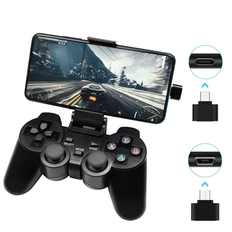 Wireless Gamepad For Android Phone/PC/PS3/TV Box Joystick 2.4G Joypad USB PC Game Controller For Xiaomi Smart Phone Accessories - Tophatter Daily Deals