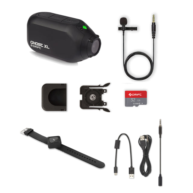 Drift Ghost XL IPX7 Waterproof Action Camera Sport 1080P WiFi Helmet Video For Motorcycle Bicycle Helmet Camcorder Sports Cam Vlog Packing Kit - Tophatter Daily Deals