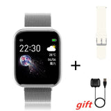 I5 Sport Smartwatch Women Men Heart Rate Blood Pressure Fitness Tracker Kids Smart Clock For Android IOS Smart Watch PK IWO P80 i5 Steel Silver - Tophatter Daily Deals