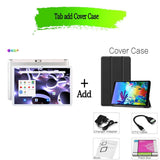 Tablets New 10.1 inch Tablet Android Octa Core 3G/4G Phone Call 4GB/64GB ROM Bluetooth 4.0 Wi-FI 2.5D Steel Screen Tablet PC Bundle 2 - Tophatter Daily Deals
