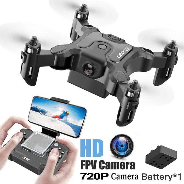 Mini Drone Met/Zonder Hd Camera Follow Me Rc Helicopter Hight Hold Modus Rc Quadcopter Rtf Wifi Fpv RC Drone Toys For Kids 720p camera 1B - Tophatter Daily Deals