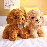 Puppy Toy Poodle Curly Teddy Dog Plush Animals - Tophatter Daily Deals