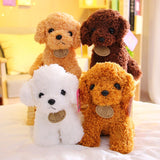 Puppy Toy Poodle Curly Teddy Dog Plush Animals - Tophatter Daily Deals
