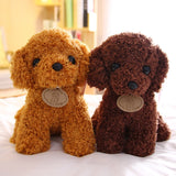 Puppy Toy Poodle Curly Teddy Dog Plush Animals - Tophatter Daily Deals
