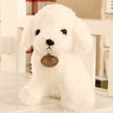 Puppy Toy Poodle Curly Teddy Dog Plush White Animals - Tophatter Daily Deals