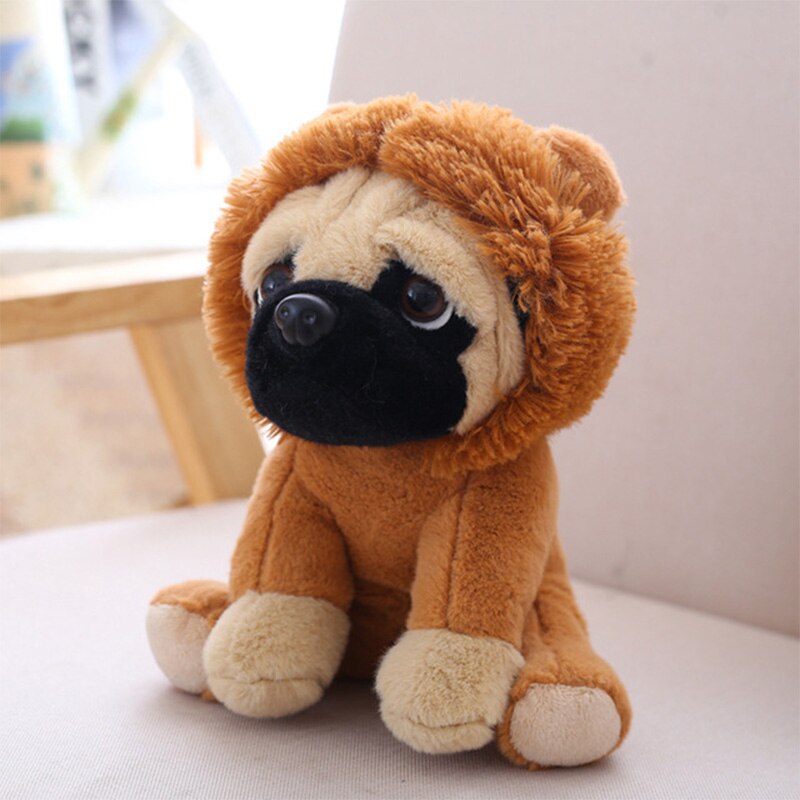 Pug Plush Wearing Dinosaur Kigurumi or White Bunny Costume Giraffe Elephant Animals - Tophatter Daily Deals