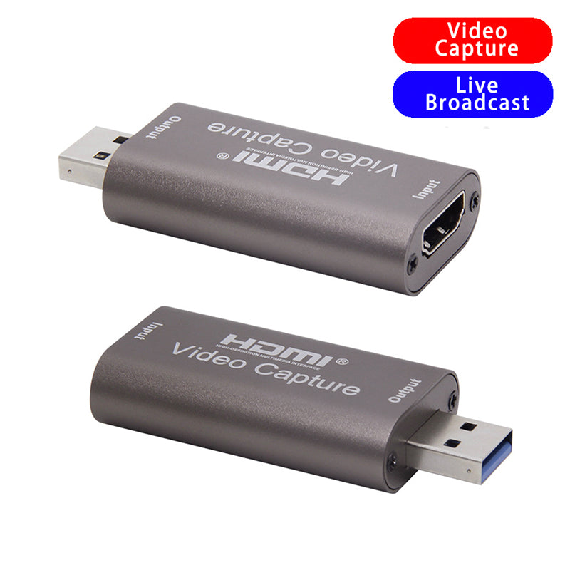 4K Video Capture Card USB 3.0 USB2.0 HDMI-compatible Grabber Recorder for PS4 Game DVD Camcorder Camera Recording Live Streaming - Tophatter Daily Deals