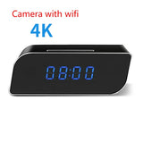4K 1080P HD Clock Camera Wireless WIFI Camera Micro Cam IR Night View Alarm Camcorder Digital Watch Video Mini DVR Small Cam with wifi 4K 2 - Tophatter Daily Deals