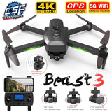 2021 NWE SG906 Pro 2 / SG906 MAX Drone 4k HD 3-Axis Gimbal Camera 5G WIFI GPS Professional Quadcopter Obstacle Avoidance Dron - Tophatter Daily Deals