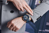 Multifunction Brown Luxury New Men's Watches Quartz Sport Chronograph Elegant Leather Bracelet Men Wrist Watch Watches - Tophatter Daily Deals