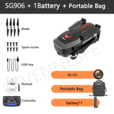 2021 NWE SG906 Pro 2 / SG906 MAX Drone 4k HD 3-Axis Gimbal Camera 5G WIFI GPS Professional Quadcopter Obstacle Avoidance Dron SG906 1B with Bag - Tophatter Daily Deals