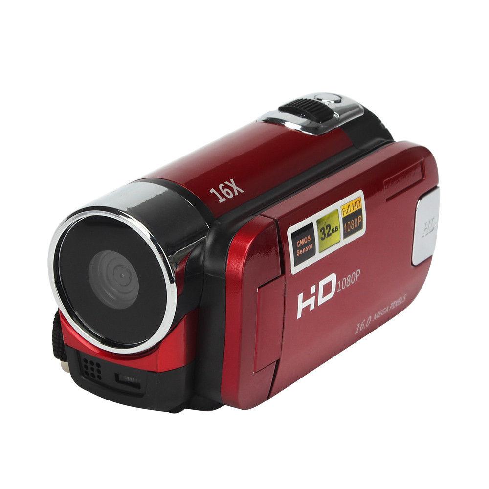 Full HD 720P Video Camera Professional Digital Camcorder 2.7 Inches 16MP High Definition ABS FHD DV Cameras 270 Degree Rotation - Tophatter Daily Deals
