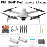 2021 New Drone 4K HD Dual Camera With GPS 5G WIFI Wide Angle FPV Real-Time Transmission Rc Distance 2km Professional Drones Toys 1080P-2B-bag - Tophatter Daily Deals