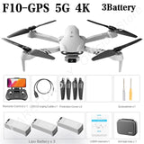 2021 New Drone 4K HD Dual Camera With GPS 5G WIFI Wide Angle FPV Real-Time Transmission Rc Distance 2km Professional Drones Toys GPS-4K-3B - Tophatter Daily Deals