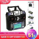 Flysky FS-i6 FS I6 2.4G 6CH AFHDS RC Transmitter With iA6B X6B A8S R6B iA6 Receiver Radio Remote Controller for RC FPV Drone - Tophatter Daily Deals