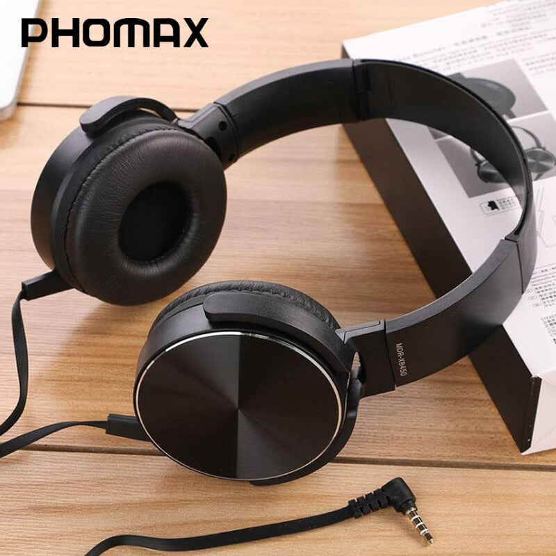 PHOMAX Gaming Headset Shack The Sound Quality Wired Earphones with Microphone 3.5mm audio cable for iPad Tablet Smart phones - Tophatter Daily Deals