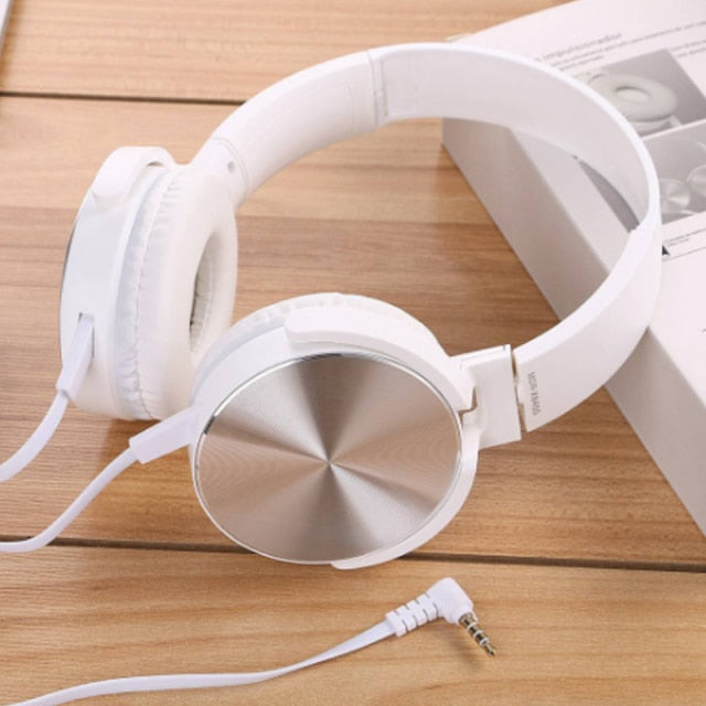 PHOMAX Gaming Headset Shack The Sound Quality Wired Earphones with Microphone 3.5mm audio cable for iPad Tablet Smart phones White - Tophatter Daily Deals