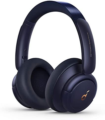 Soundcore by Anker Life Q30 Hybrid Active Noise Cancelling Headphones with Multiple Modes, Hi-Res Sound, 40H Playtime Blue - Tophatter Daily Deals
