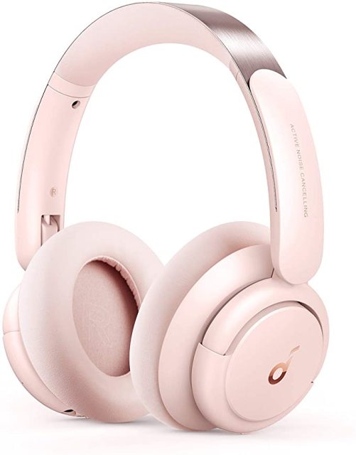 Soundcore by Anker Life Q30 Hybrid Active Noise Cancelling Headphones with Multiple Modes, Hi-Res Sound, 40H Playtime Pink - Tophatter Daily Deals