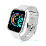 2021 Ladies Sport Bracelet Smart Watch Women Smartwatch Men Smartband Android IOS Waterproof Fitness Tracker Smart Clock Mens X1 silicone white - Tophatter Daily Deals