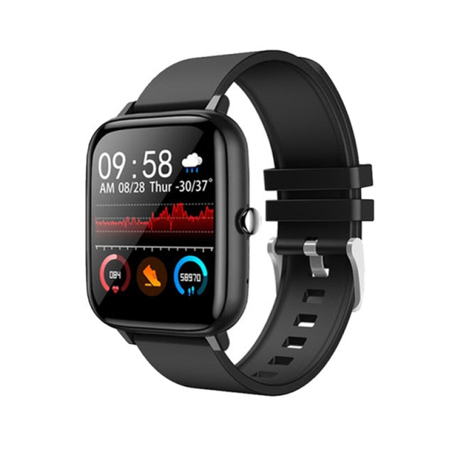 2021 Smart Watch Men Women Heart Rate Fitness Tracker Bracelet Watch Bluetooth Call Waterproof Sport Smartwatch For Android IOS black - Tophatter Daily Deals