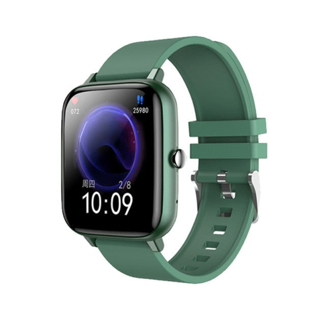 2021 Smart Watch Men Women Heart Rate Fitness Tracker Bracelet Watch Bluetooth Call Waterproof Sport Smartwatch For Android IOS green - Tophatter Daily Deals