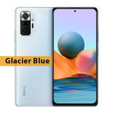 Global Version Xiaomi Redmi Note 10 Pro Smartphone Snapdragon 732G 108MP Quad Camera 120Hz NFC Cellphone 6.67" AMOLED DotDisplay Glacier Blue China - Tophatter Daily Deals