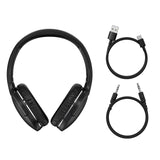 Baseus D02 Pro Wireless Headphones Bluetooth Earphone 5.0 Foldable Headset Sport Headphone Gaming Phone Fone Bluetooth Earbuds Black - Tophatter Daily Deals
