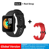 Xiaomi Mi Watch Lite Bluetooth Smart Watch GPS 5ATM Waterproof SmartWatch Fitness Heart Rate Monitor mi band Global Version Global add Red - Tophatter Daily Deals