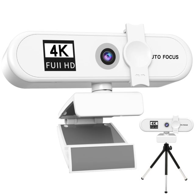 2K 4K Webcam Sailvde Conferentie Pc Webcam With Gift Tripod Autofocus Usb Web Camera Laptop Mini Camera 1080P with Microphone 4K With Tripod 2 - Tophatter Daily Deals
