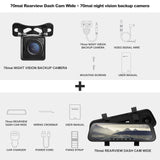 9.35 Inch Full Screen 70mai Rearview Dash Cam Wide 1080P Auto Cam 130FOV 70mai D07 Mirror Car Recorder Stream Media Car DVR Night Vision Backup - Tophatter Daily Deals