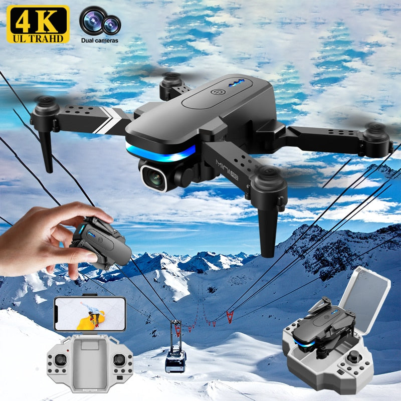 2021 New KY910 Mini Drone 4k Hd Camera profesional Rc Drones Wifi Fpv Toy Outdoor Rc Quadcopter Fixed height Drones Boy For Toys - Tophatter Daily Deals