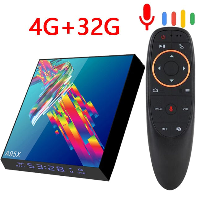 A95X R3 Plus Smart Tv Box Android 10 6k 2G 16G 4G 32G 64G 2.4G & 5G WIFI Support BT Youtube Quad Core Mini Media Player 4G 32G G10 - Tophatter Daily Deals