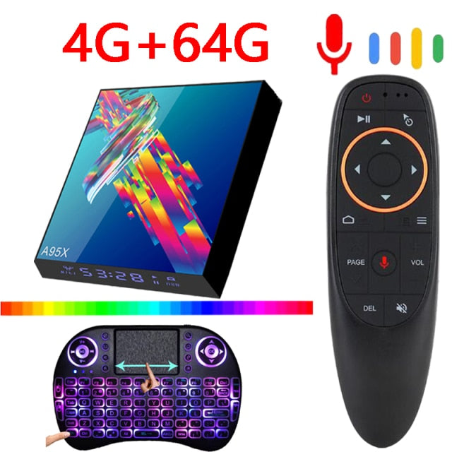 A95X R3 Plus Smart Tv Box Android 10 6k 2G 16G 4G 32G 64G 2.4G & 5G WIFI Support BT Youtube Quad Core Mini Media Player 4G 64G G10 i8 - Tophatter Daily Deals