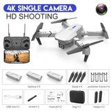 2021 New Quadcopter E88 Pro WIFI FPV Drone With Wide Angle HD 4K 1080P Camera Height Hold RC Foldable Quadcopter Dron Gift Toy 4K White Bag 3B - Tophatter Daily Deals