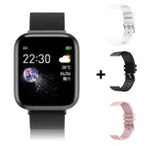 I5 Sport Smartwatch Women Men Heart Rate Blood Pressure Fitness Tracker Kids Smart Clock For Android IOS Smart Watch PK IWO P80 add 3 straps - Tophatter Daily Deals